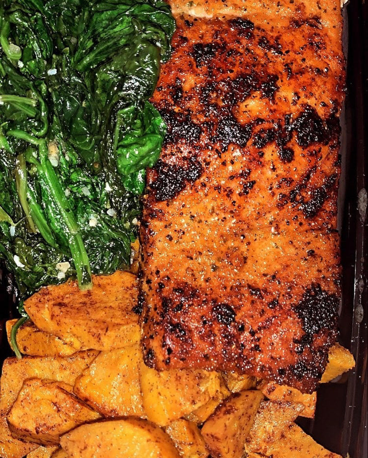 Grilled Salmon Meal