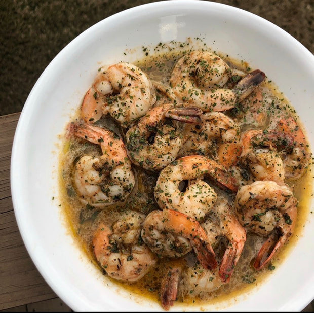 Butter Jerk Shrimp Meal