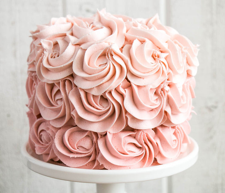 Rose Petal Cake (Strawberry)