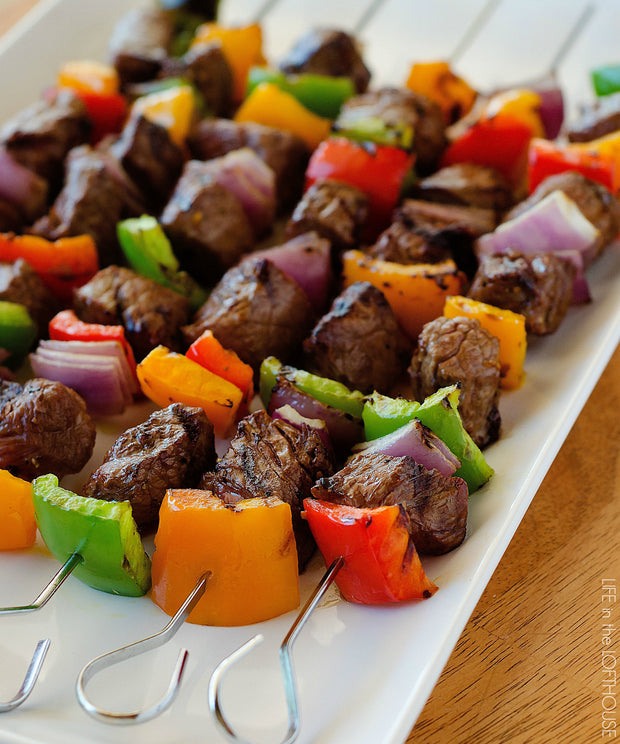 GRILLED BEEF KABOBS