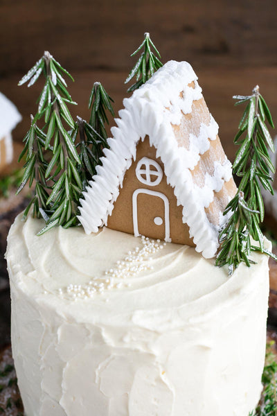 Gingerbread House Cake