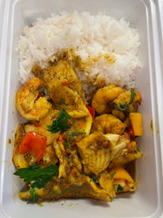 Curry Fish & Shrimp Meal